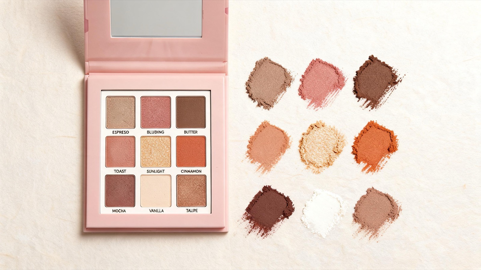 MISS BEAUTY EYESHADOW PALETTE NUDE ADDICT 11.7 г